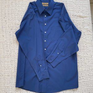 GOLD LABEL ROUNDTREE & YOURKE MEN'S DRESS SHIRT